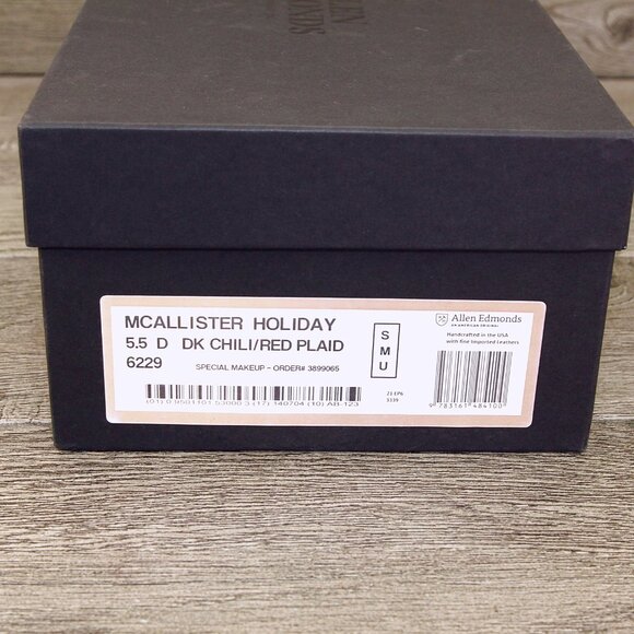 *worn 1x* $395 Allen Edmonds MCALLISTER 5.5 D ( Womens 7 Wide ) * add $15 Trees main image 6